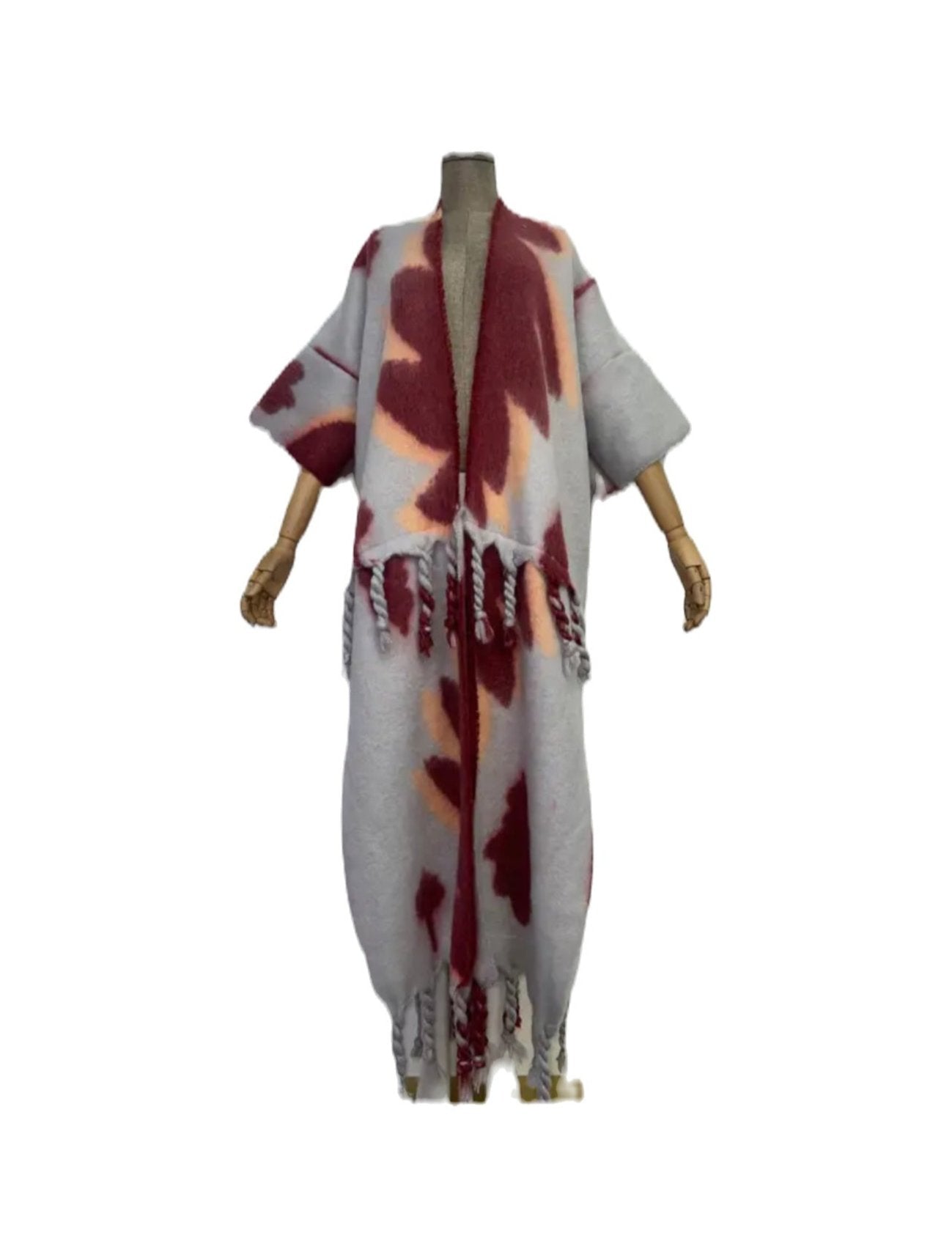 Peachy Girl Trench Jacket with Tassle