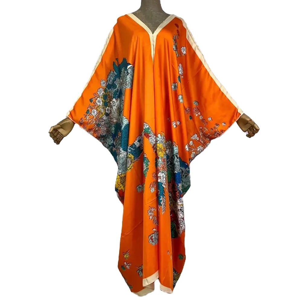 Orange Garden Muumuu