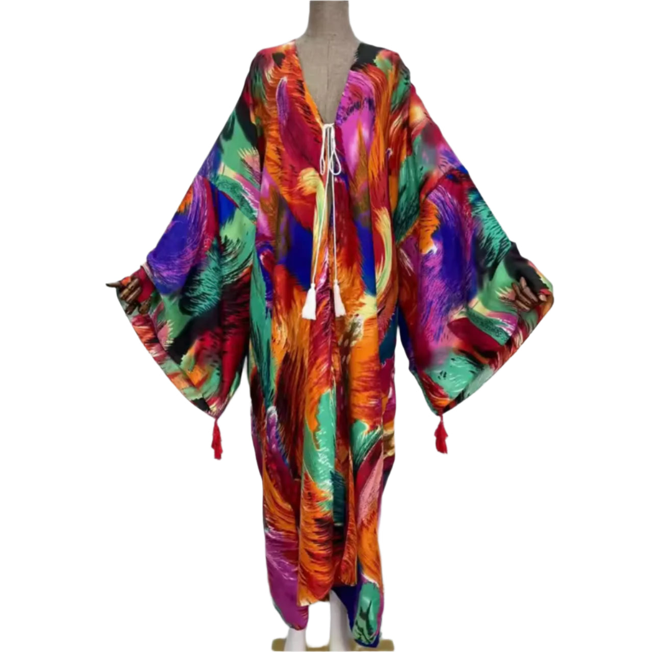 Rainbow Swirl Kimono